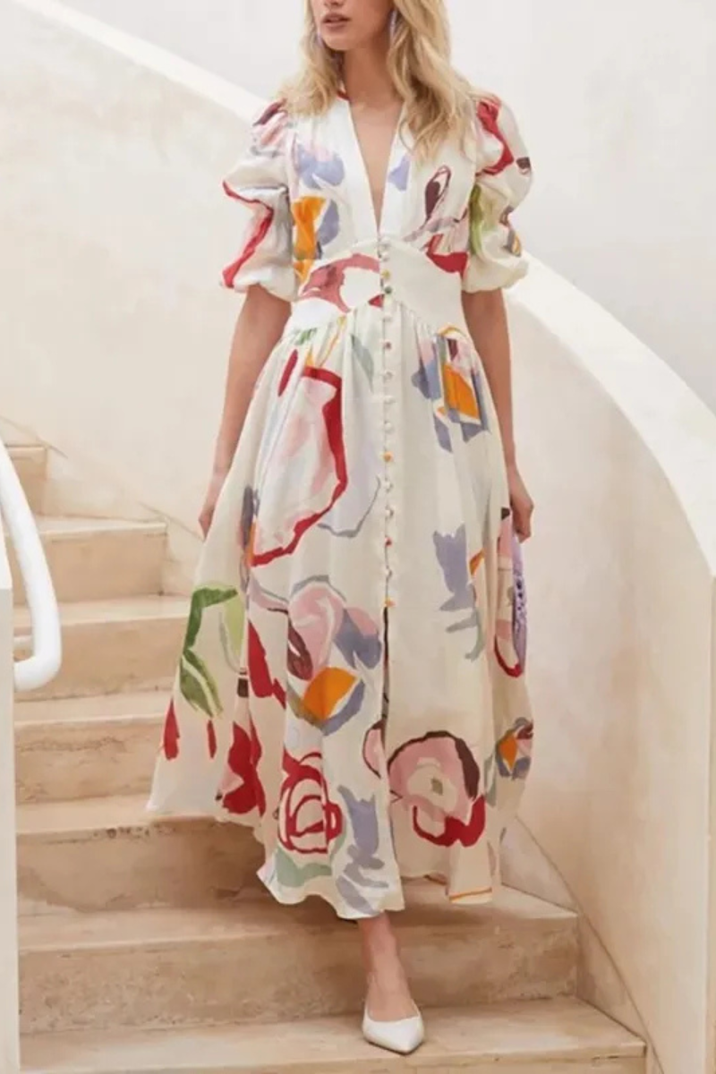 Thalyria | Summer Short Sleeve Dress