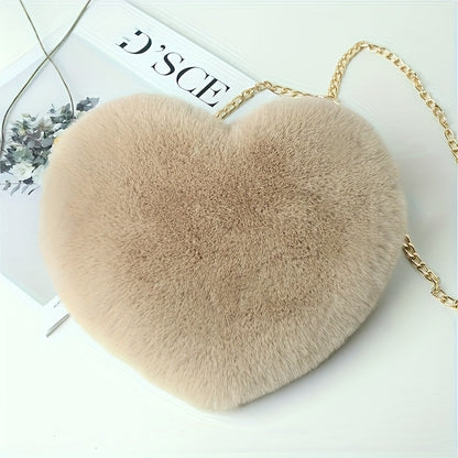 Nina | Heart-shaped plush bag
