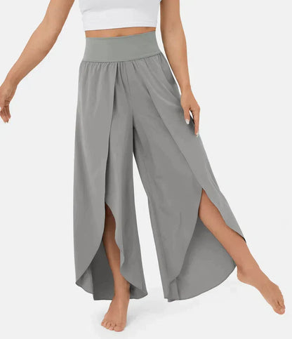 Women's split-leg palazzo pants
