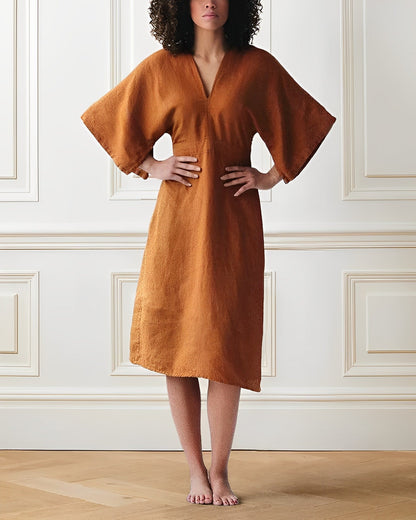 LP | Elegant Linen Dress