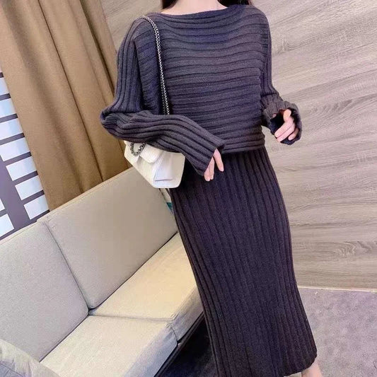 LP | Knitted Strap Dress Set