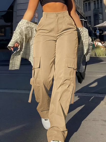 Berta | Casual cargo pants with a touch of freshness