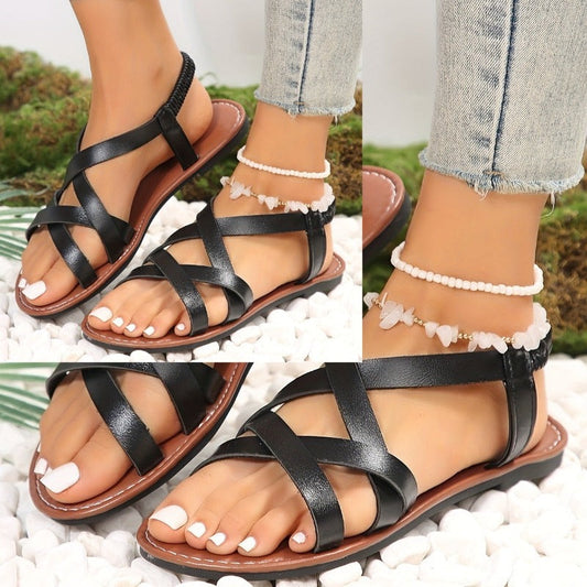 Nora® | Trendy solid color sandals for women