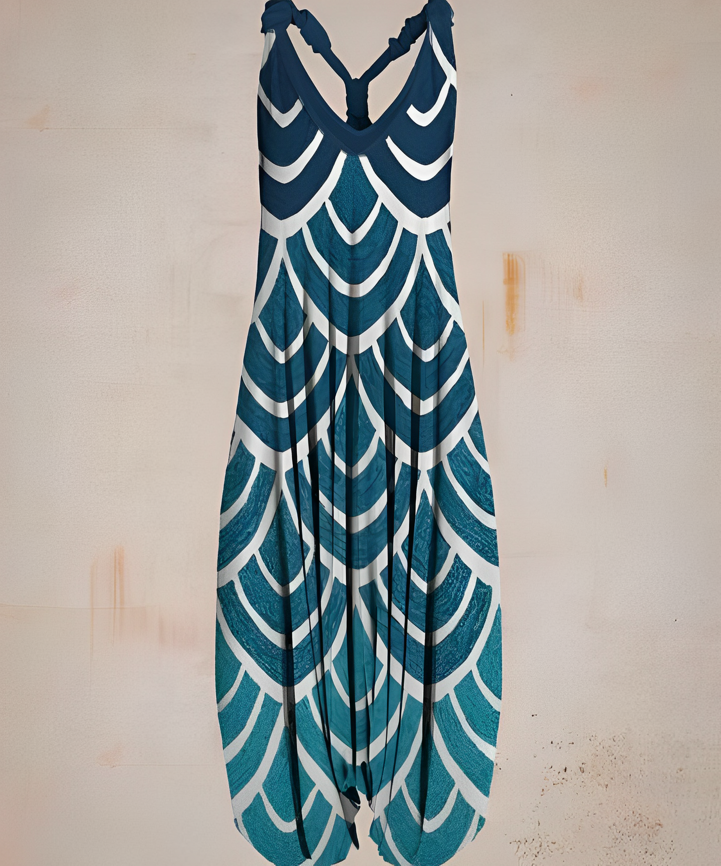 Casual jumpsuit in bohemian style