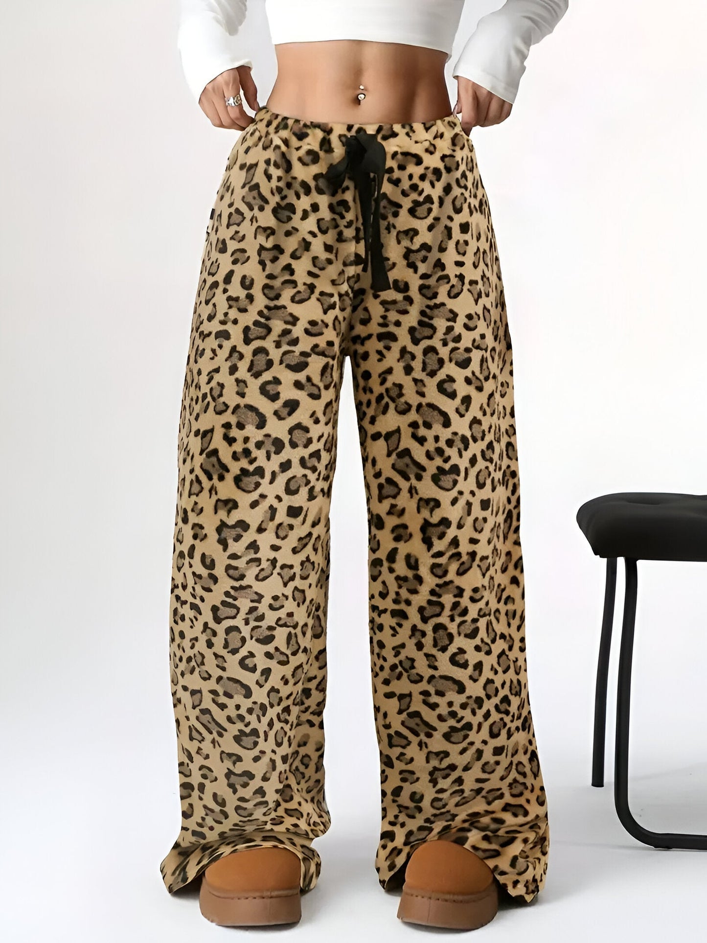 Nikita | Leopard print lounge pants