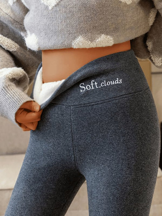 Sereni - High-waisted fleece leggings