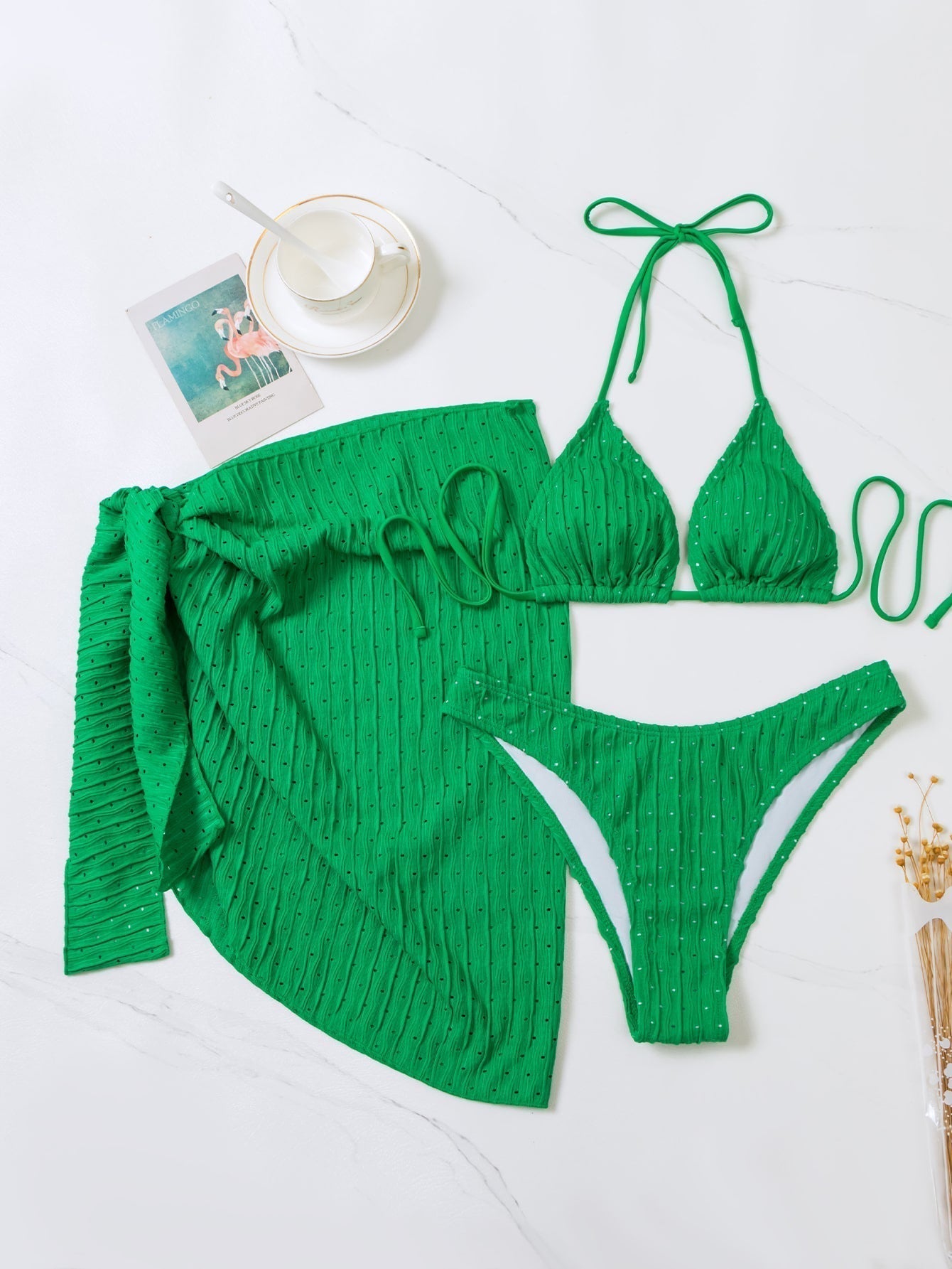Adriana® | Malibu - Triangle bikini set with skirt
