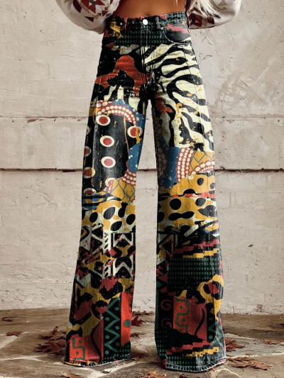 LP | High-waisted artistic pants for women