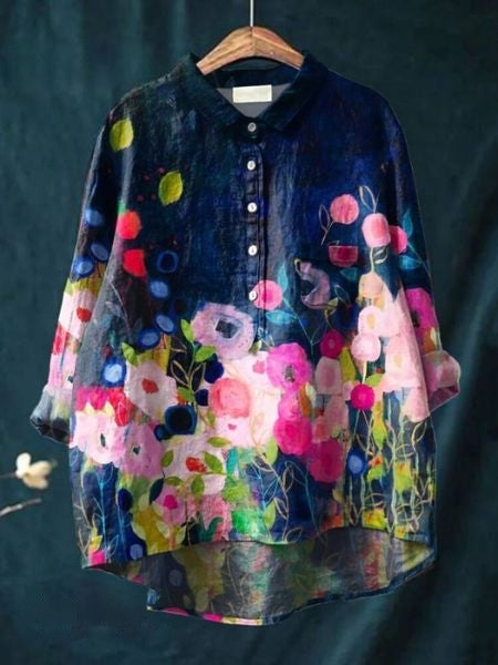 LP | Elegant and versatile floral blouse