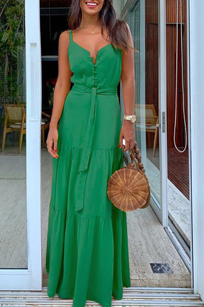 Classic floor-length maxi dress