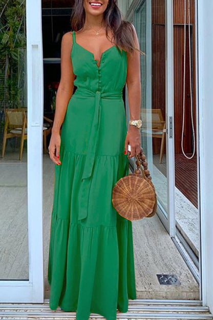 Classic floor-length maxi dress