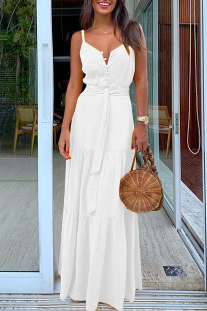 Classic floor-length maxi dress