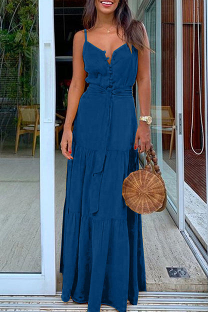 Classic floor-length maxi dress