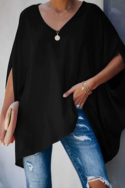 LP | Women's v-neck blouse, loose