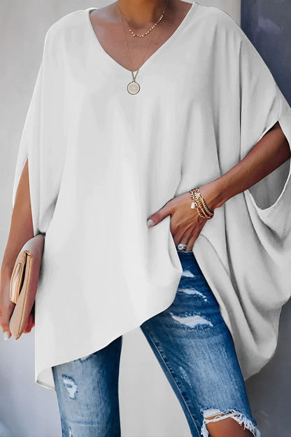 LP | Women's v-neck blouse, loose