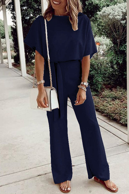 Loose O-neck jumpsuits (7 colours)