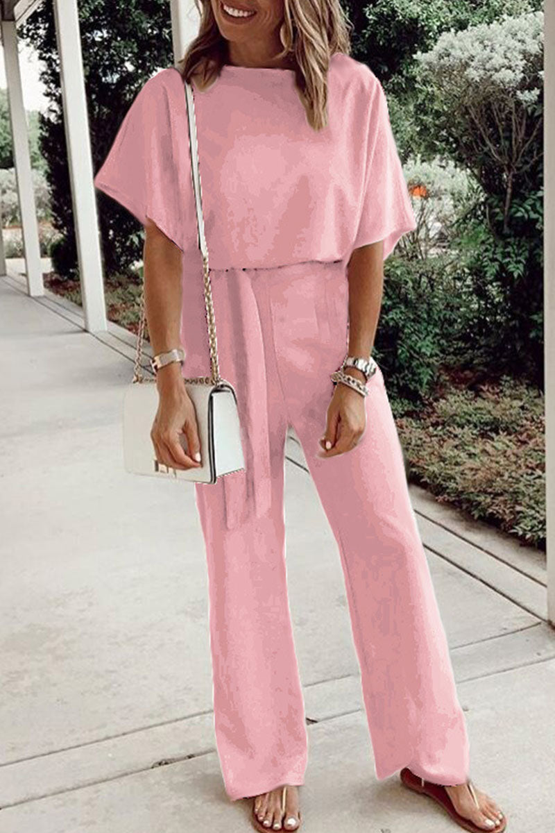 Loose O-neck jumpsuits (7 colours)