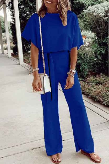 Loose O-neck jumpsuits (7 colours)