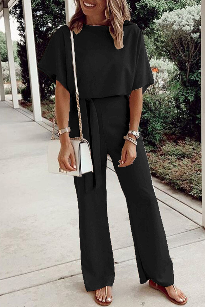 Loose O-neck jumpsuits (7 colours)