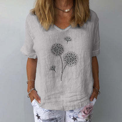 LP | Soft cotton and linen summer blouse