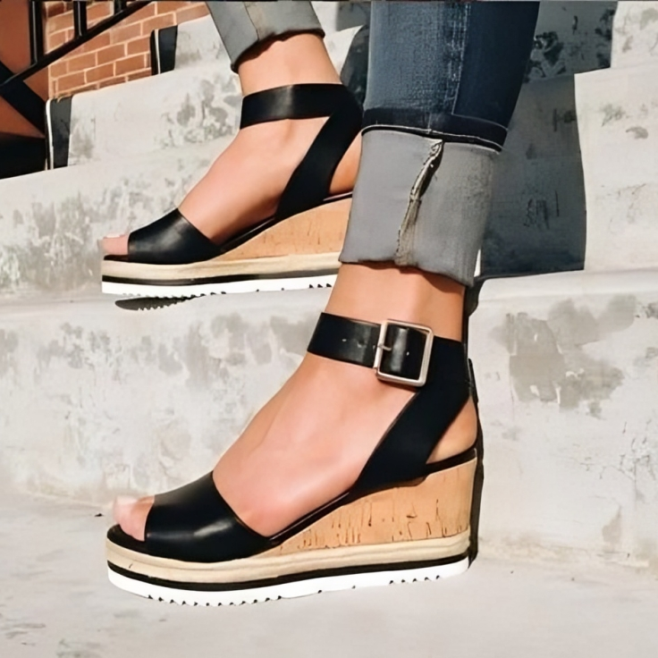 Zoe® | Elegant wedge sandals