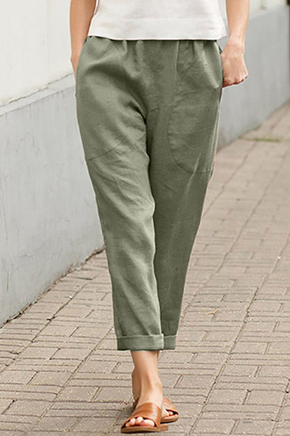 LD Casual Solid Strap Design Straight Underpants