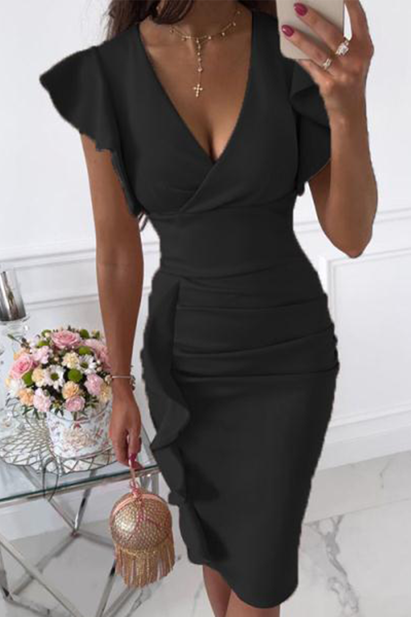 LP | Dress with a wrap skirt