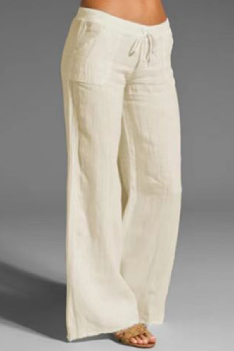 LD Casual plain loose pants with wide legs (8 colors)