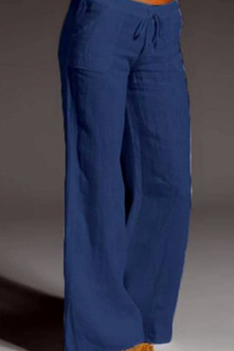 LD Casual plain loose pants with wide legs (8 colors)
