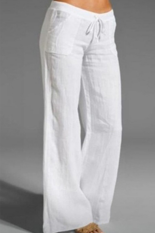 LD Casual plain loose pants with wide legs (8 colors)