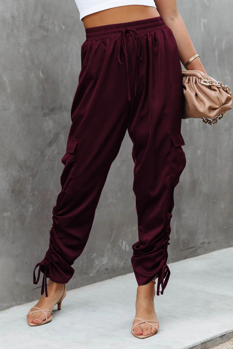 Casual solid-color loose Harlan pants (3 colors)
