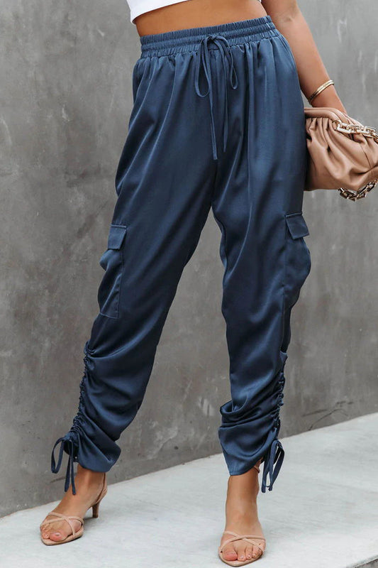 Casual solid-color loose Harlan pants (3 colors)
