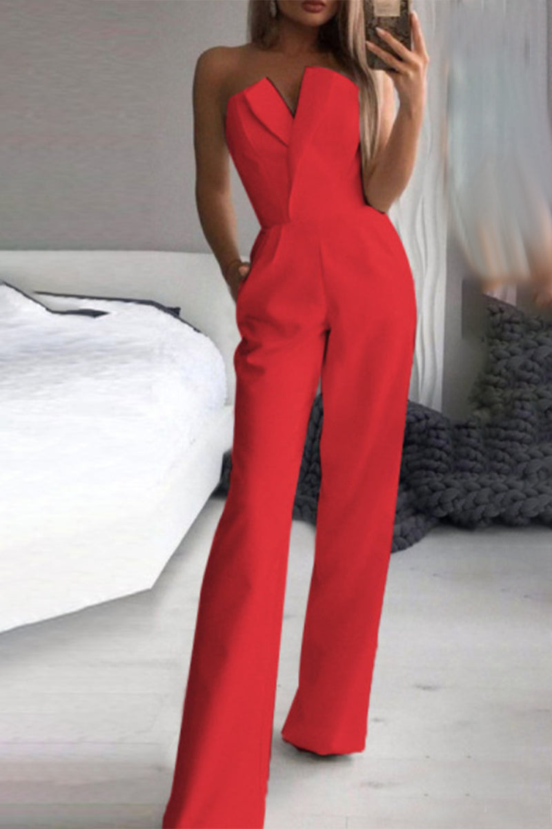 Casual solid color jumpsuits (3 colors)
