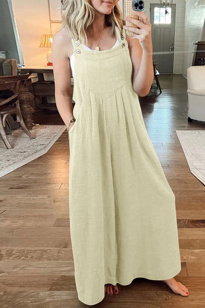 Casual street style solid collar jumpsuits (10 colours)