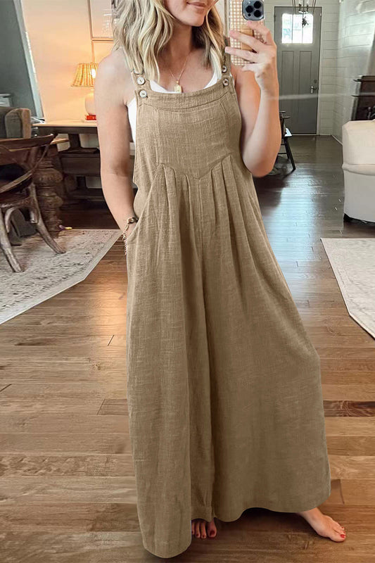 Casual street style solid collar jumpsuits (10 colours)