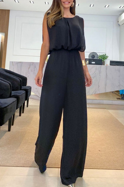 Casual street style loose-fitting jumpsuits