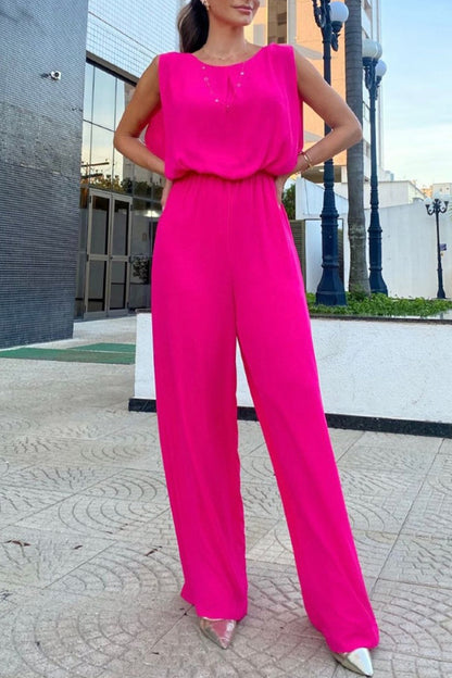 Casual street style loose-fitting jumpsuits
