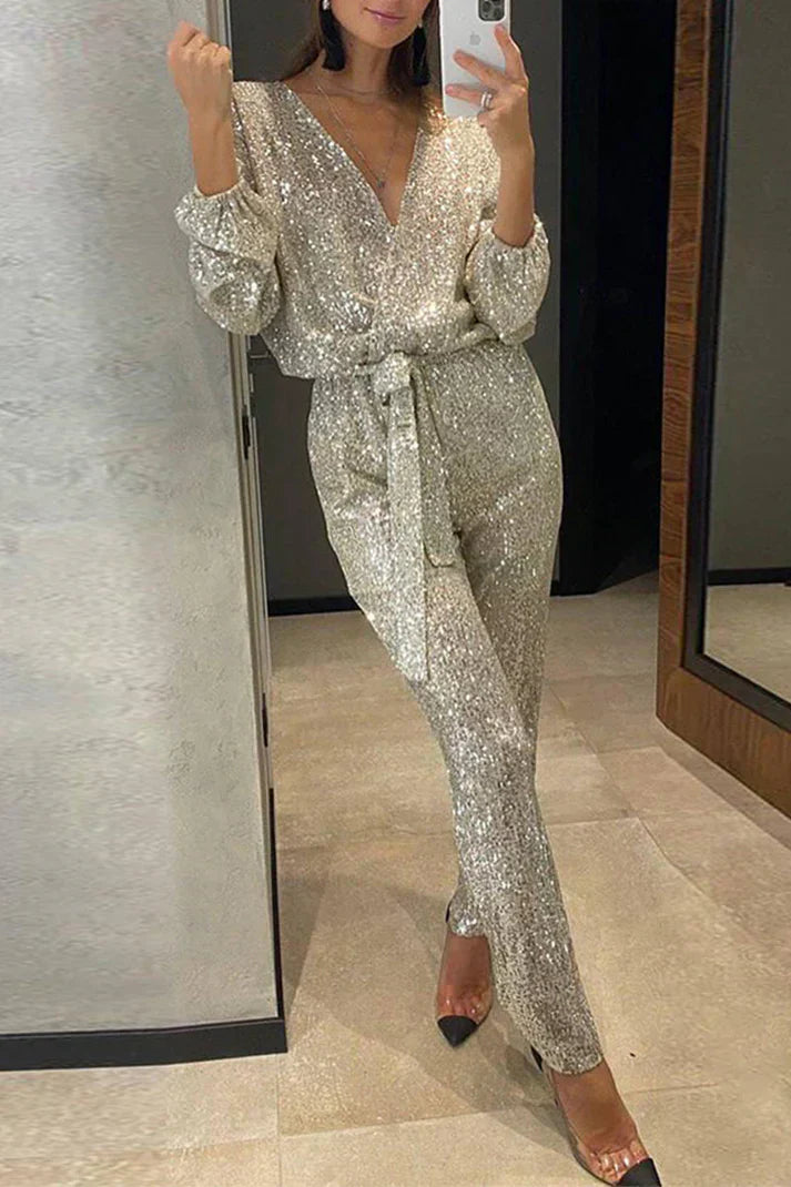 Aeris - Elegant jumpsuit with sequins