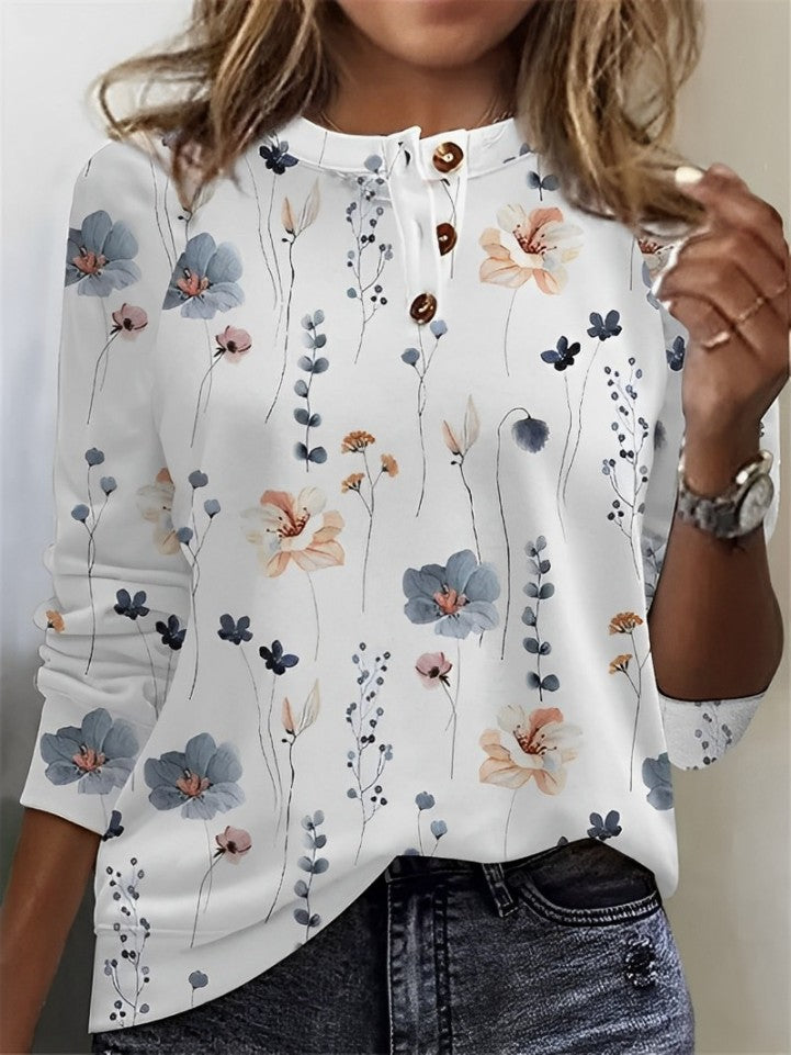 LP | Long-sleeved blouse with buttons
