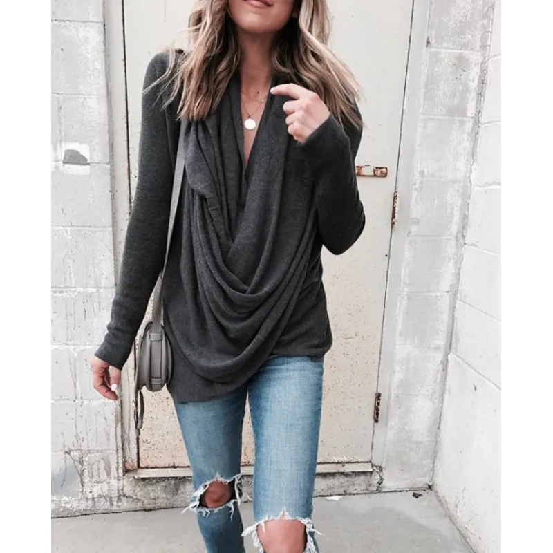 LP | Draped crossover top