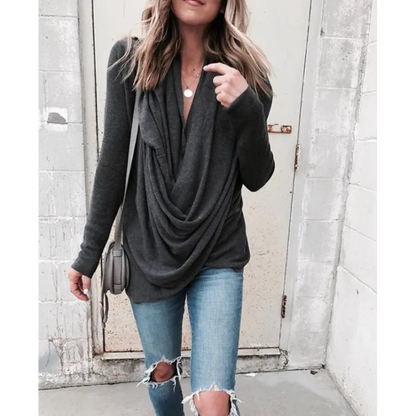LP | Draped crossover top