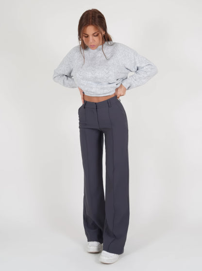 Elianny - Women's casual pleated pants