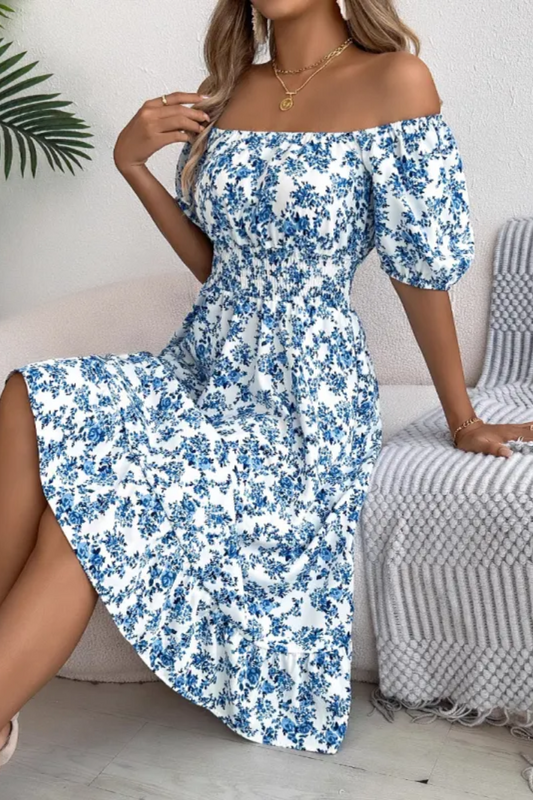 Daisy | Women's Floral Ruffle Dress