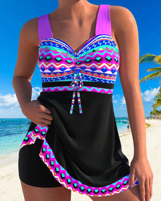 Stylish and chic colorful swimsuit
