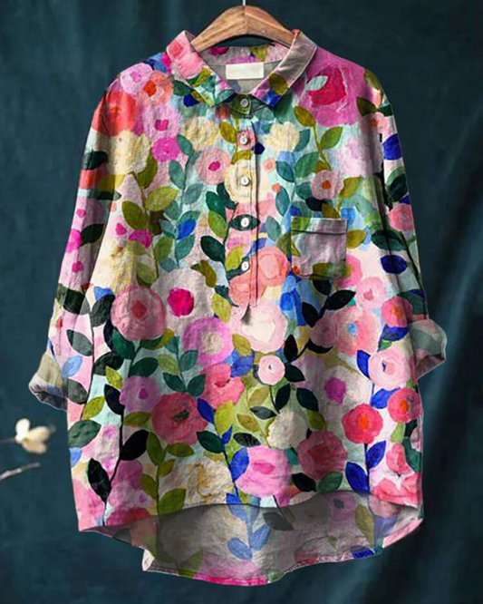 LP | Elegant and versatile floral blouse