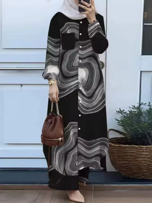 LP | Fashionable two-piece set consisting of pants and dress