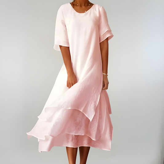 Long cotton dress light and elegant