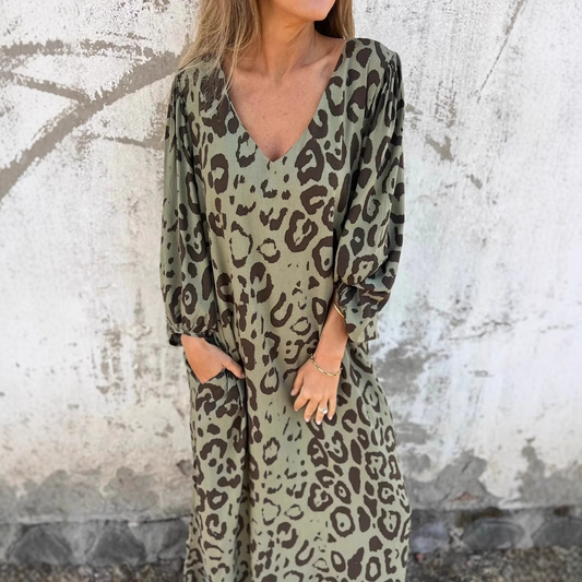 Leopard print dress