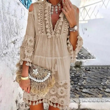 LP | Boho Lace Mini Dress