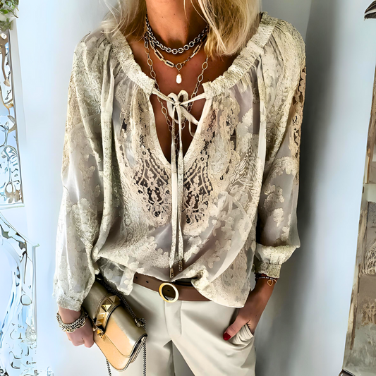 LP | boho crochet blouse for women